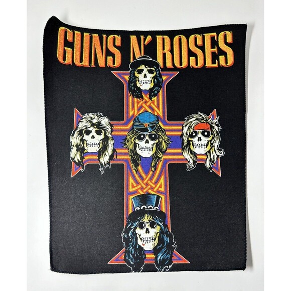 Vintage Guns N Roses GnR Back Patch 14” x 12” Sew on 90s Appetite Destruction - Picture 1 of 11